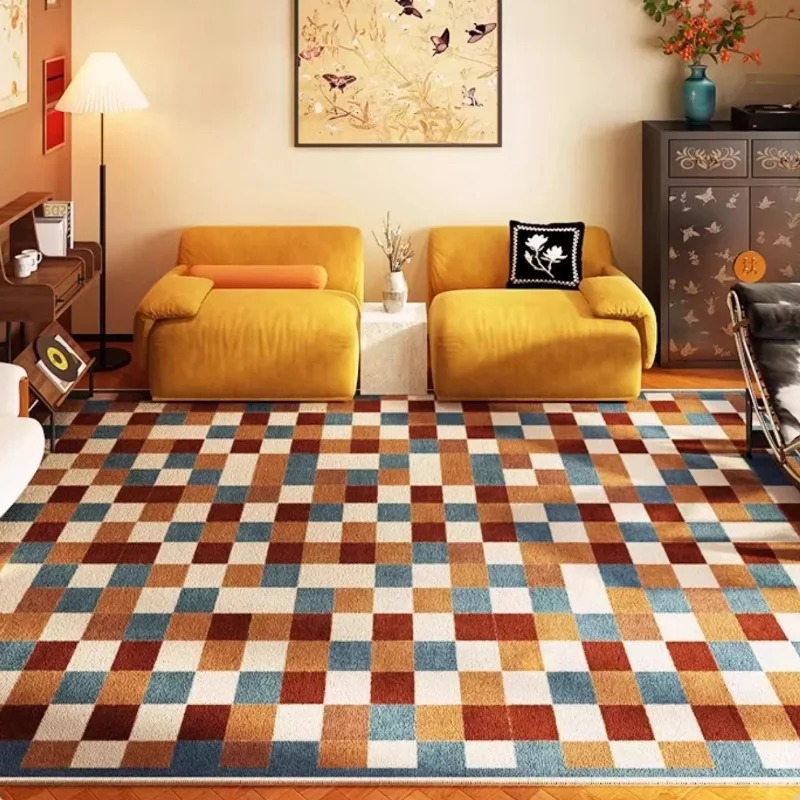 Home Textiles Plaid - Tappeto da soggiorno grande in stile