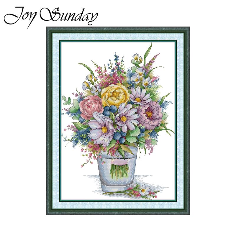 Home Textiles Discount - Joy Sunday Kit punto croce Vasi