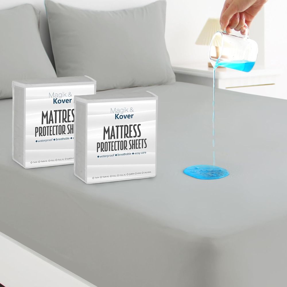 Mattress Protector Waterproof - Coprimaterasso impermeabile per letto singolo con