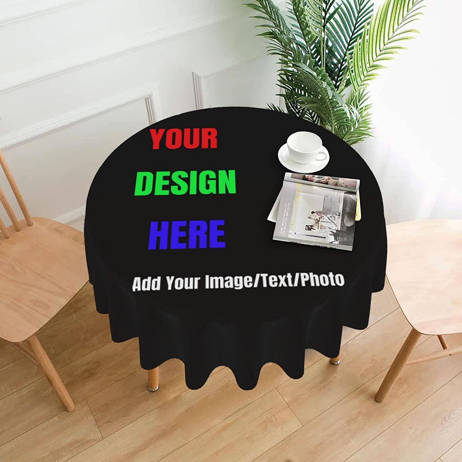 Home Textiles Images - Tovaglia rotonda personalizzata tovaglia personalizzata con
