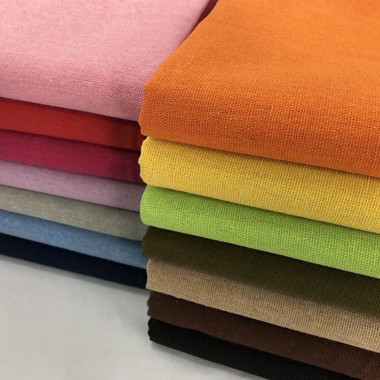 Linum Home Textiles - Tessuto di cotone di lino tinta