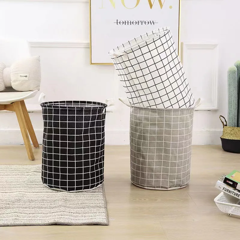 Linum Home Textiles - Cesto Portabiancheria Pieghevole di Grande Capacità,