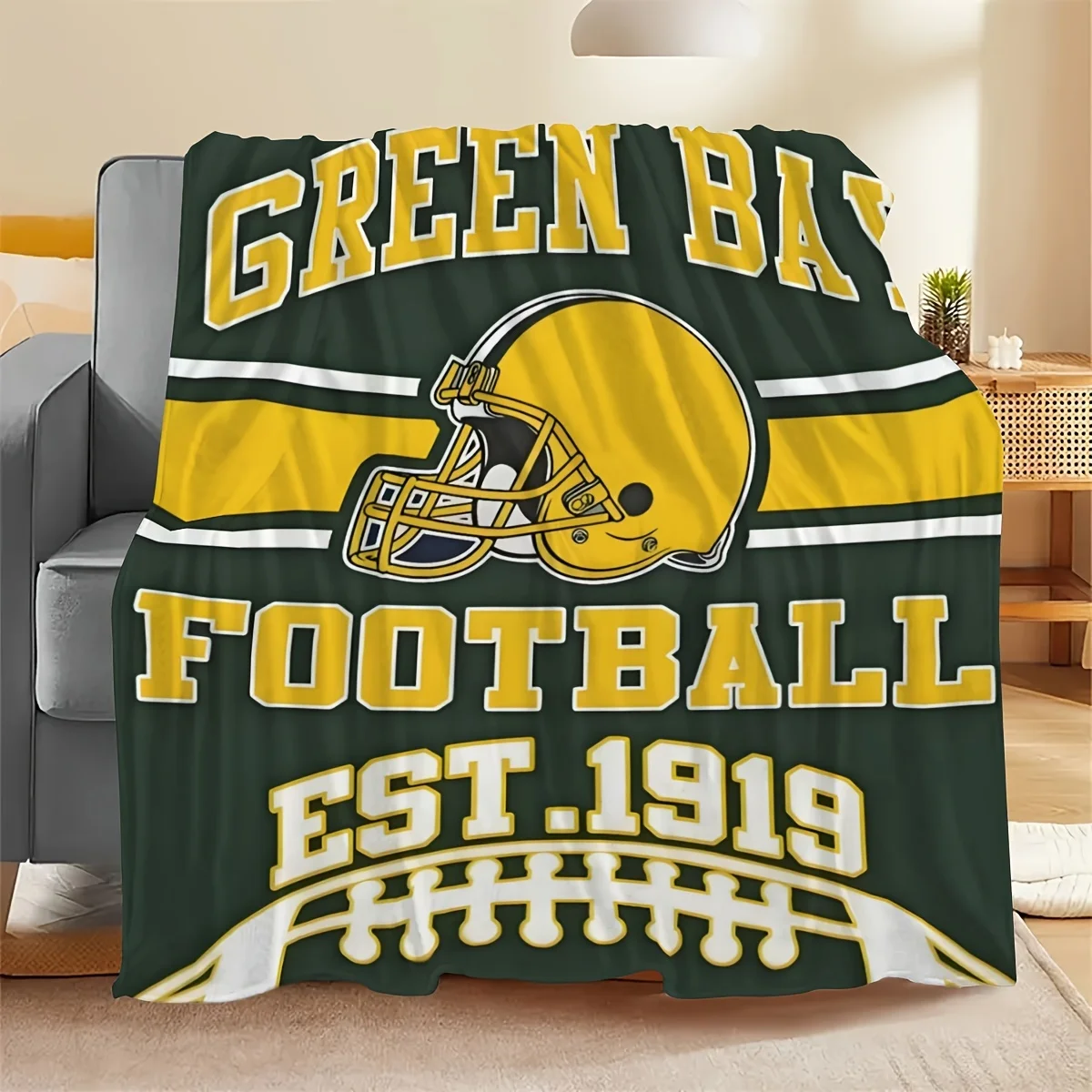 Home Textiles Throw - Morbida coperta per squadra di calcio,