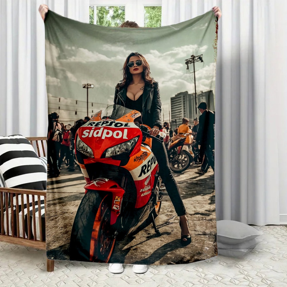 Home Textiles Trends - Bellissimo stile di tendenza motociclistico Coperta