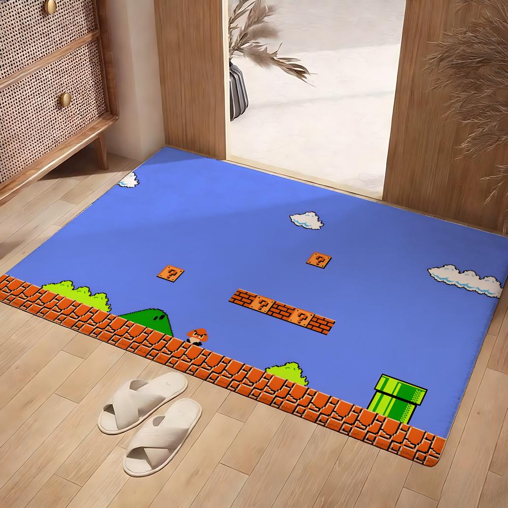 Home Textiles Images - Tappetino con immagine pixel anime, tappeto