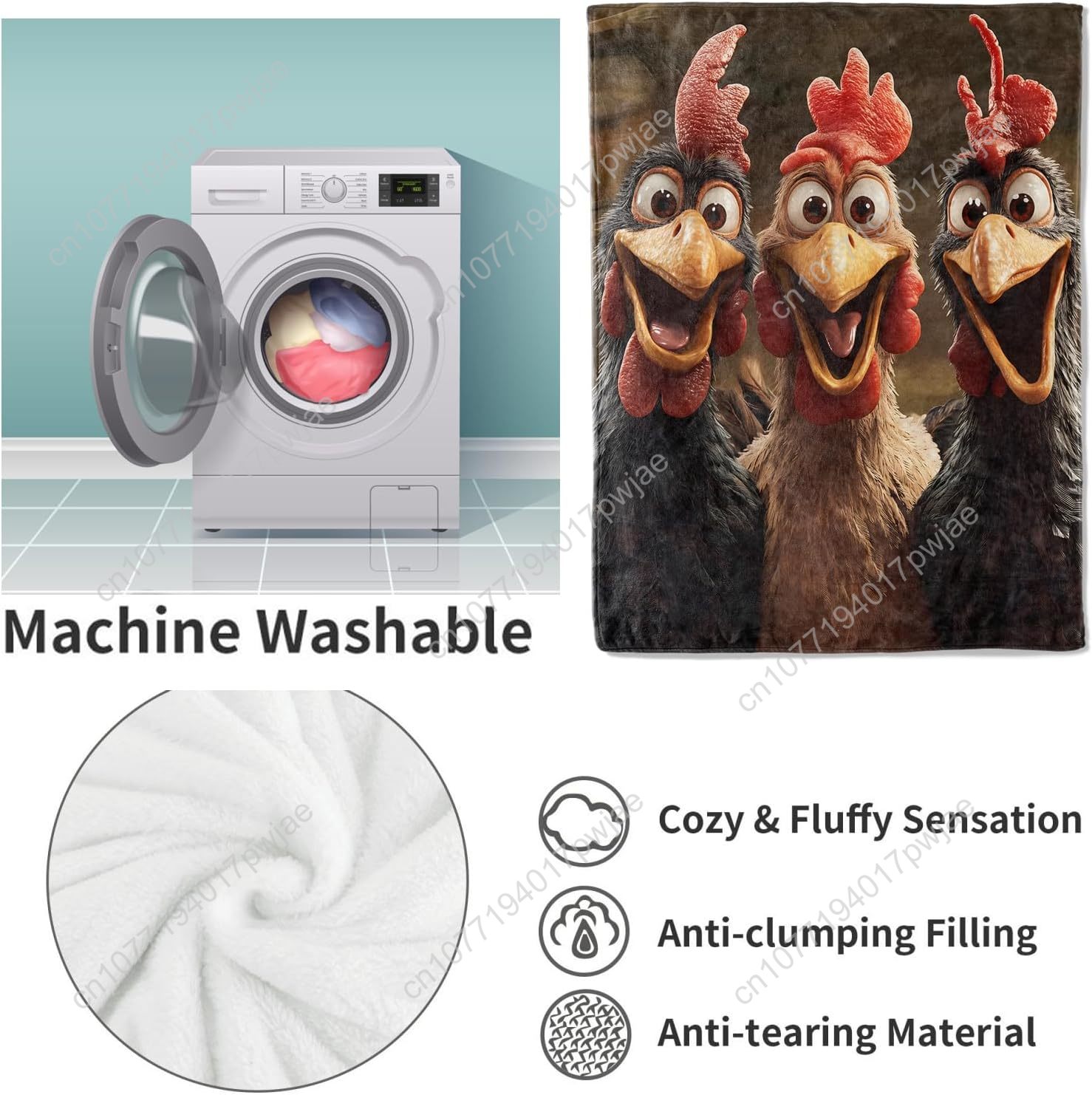 Regali per coperte per polli p - Home Textiles Throw recensione e prezzo