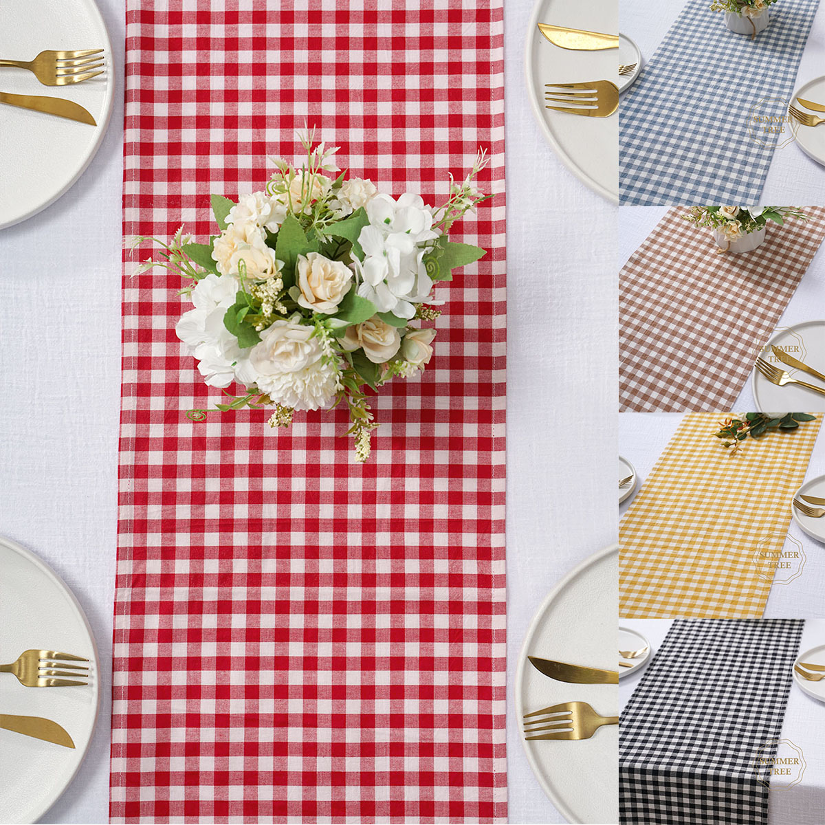 Runner da Tavola in Cotone a Q - Home Textiles Plaid recensione e prezzo