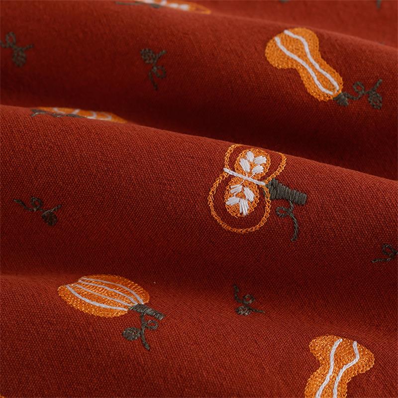 Cotone lino zucca tessuto rica - Linum Home Textiles recensione e prezzo