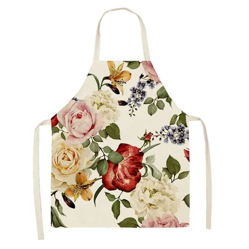 Grembiule in lino con fiori di - Linum Home Textiles recensione e prezzo