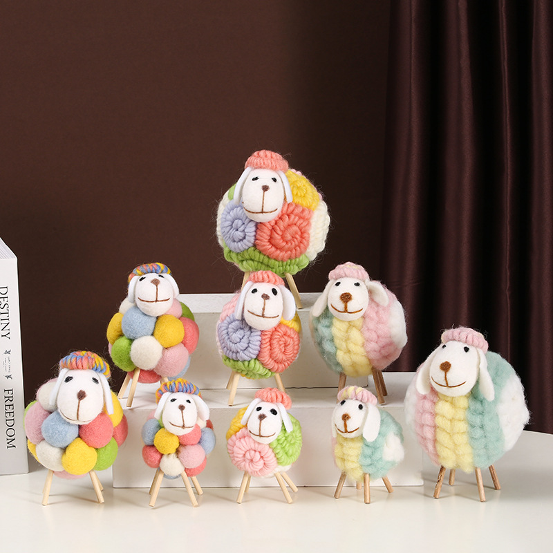 1 pz bella feltro pecora ornam - Home Textiles China recensione e prezzo