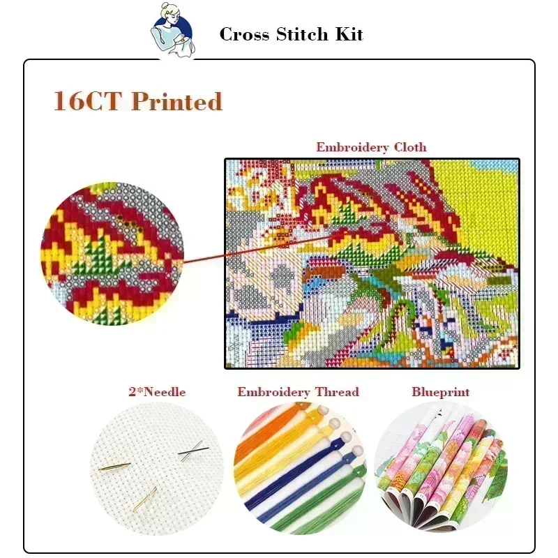 Joy Sunday Kit punto croce Ort - Home Textiles Discount recensione e prezzo